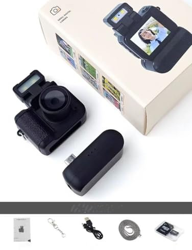 Retro Snap Camera,Retro Snap Mini Video Camera, Retro Snap Mini Camera,1080p HD Convenient Compact Camera with 6 Filters and 90 ° Flip Large capacity storage of 32GB