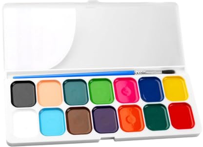 Kinder-Aquarellfarben-Set – Kinder-Aquarell-Set, Wasserfarben für Kinder, sortierte Aquarell-Palette, sichere Großpackung, Kinderfarbe, Klassenzimmer, Kunst, Handwerk für Geburtstag, Ostern, Kinder