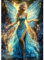 NEWENMO 5D Elegante Hada Diamond Painting Kit Adulto,DIY Alas Brillantes Pintura de Diamantes,Ensueño Diamond Art Kit Completo,Set de Dibujo de Diamante,para Decoración de Pared del Hogar (30x40cm)