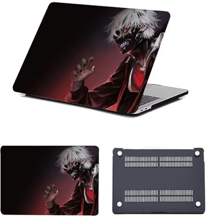 HLAAJJX Hard Case Compatible with New Macbook Air 13.6 inch M2 M3 M4 (2022-2025) A2681 A3113 A3240 Touch ID,Durable Plastic Protective Case Laptop Cover,Anime Man