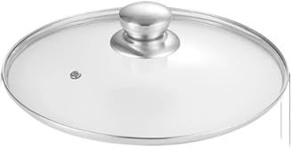 Lid,Topfdeckel Transparenter Deckel aus gehärtetem Glas, Suppentopf, Küchenkochgeschirr, Kochtopf, Bratpfanne, Wok-Deckel mit Knopf, Küchenherdteil(16cm)
