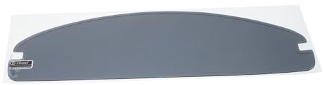 ELAYARD Película Antivaho Negro, para Casco de Moto Protector Solar | Plástico Adhesivo, Protección Frente a Lluvia y Deslumbramiento, Instalación Sencilla, para Conducción
