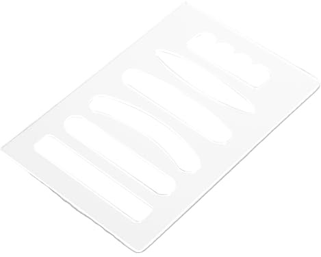 Woodworking Router Template, 6-in-1 Acrylic Grab Handle Template Cut Guide, 7.68x11.81 inches Valet Tray for Precision Woodworking, Kitchen, Furniture Making, and Craft Projects