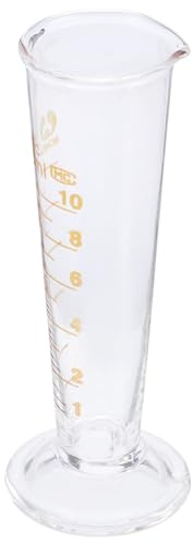 Hohopeti Vaso Medidor Graduado de Vidrio para Laboratorio Probeta Precisa para Experimentos Científicos y Uso Investigación Color Aleatorio Color Aleatorio