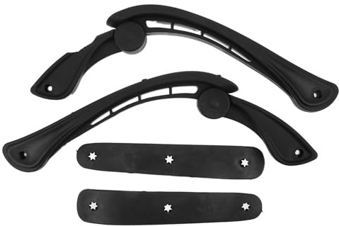 LOPUNER 2er-Set Armlehnen-Ersatzteile für Gaming-Stühle – Drehbare Armlehnen-Baugruppe – Klappbare, platzsparende Halterung – Hardware-Teile für Computerstühle