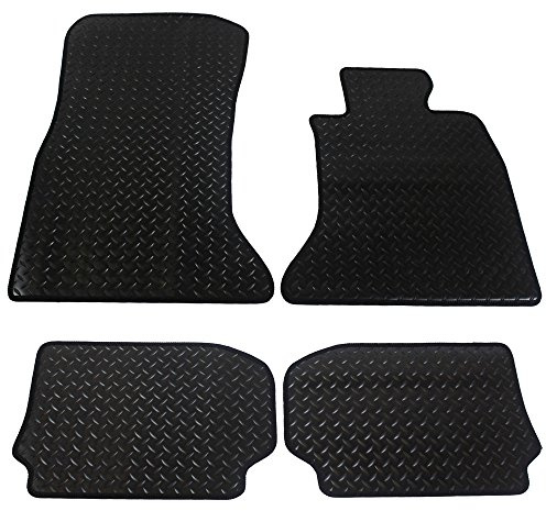 Fully Tailored Rubber Car Mat, Set of 4