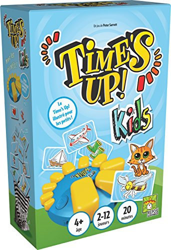 Asmodee - Time's UP! Kids - Edition pour Les Enfants dès 4 Ans - Jeu de Société Rapide - Jeu de Cartes en Grand Format - Jeu d'Ambiance 2 à 12 Joueurs - 20 Min - Version Française- Repos Production
