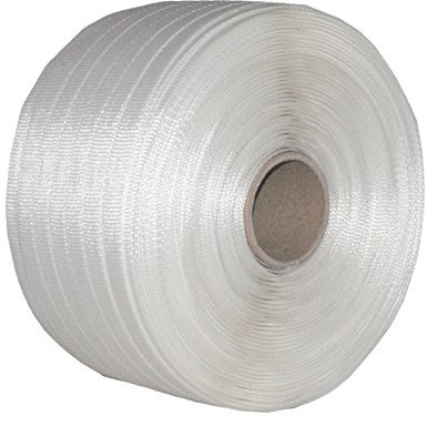 1 Rolle Textil Gewebt Umreifungsband Breite 19 mm Länge je 600 m Reißfestigkeit 600 KG Kern 76 mm