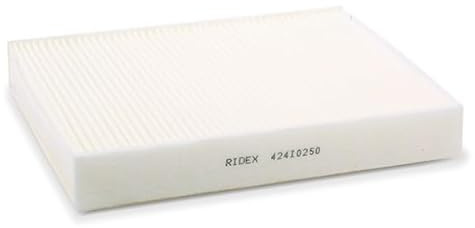 RIDEX 424I0250 Innenraumfilter Pollenfilter Höhe: 35 Breite: 190 Länge: 240 Kompatibel mit FORD Fiesta Mk5 Schrägheck JH1, JD1, JH3, JD3 FUSION JU ECOSPORT Fiesta Mk5 Kastenwagen, MAZDA 2 DY