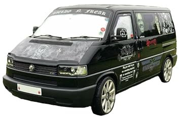 Fuel Lagoon Made to fit VW T4 Transporter Camper van Tailored Thermal Screen Blind Cover window Silver cab set