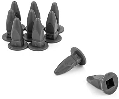LST 10x EINSTECKMUTTER KENNZEICHEN H BEFESTIGUNG CLIPS