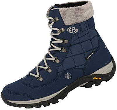 Brütting Himalaya Damen Schneestiefel, Marine/Grau, 38 EU