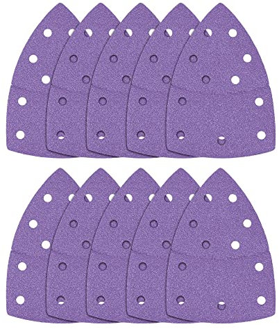 Trend Zirconium 102 x 151mm 40 Grit Abrasive Detail Sanding Sheets, AB/DET/40Z, Pack of 10