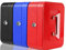 ACCURATE Money Box Tin Steel Cash Safe Box Petty Cash Tin with Lock 2 Keys - Assorted color (6 INCH)