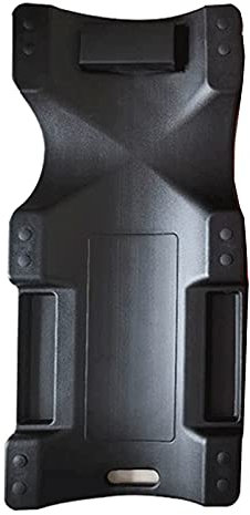 ARCH Mechaniker-Rollbrett Werkstatt, Ergonomischer HDPE-Körper Mit Gepolsterter Kopfstütze Und Flexibler Universalläufer, Werkstatthocker, Niedrigprofil-Kriechpflanze Für 300 Pfund-Kapazität Rot