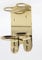 WALL MOUNT 500ML DOUBLE DISPENSER GOLD CHROME BOTTLE HOLDER Ideal for Baylis & Harding Bottles