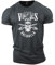 GYMTIER Sons of Odin Vikings Valhalla Fitness T Shirt für Herren, Bodybuilding, Training, Workout, Lifting, Bekleidung, Grau, XXL