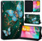 FINDING CASE Galaxy Tab A 8.0 2019 Case T290 T295, Slim Light Cover Stand Hard Shell Folio Case for 8.0 inch Galaxy Tab A 2019 Tablet Model SM-T290 (Wi-Fi) SM-T295 (LTE) (metal butterfly)