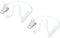 sourcing map Ear Piece Headset Earpiece Agent Secret Earpiece Costume Prop, Replacement Acoustic Tube for 2-Way Radio Audio Headsets, Pack of 2