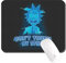 ERT GROUP Tapis de Souris Rick et Morty Original et sous Licence Officielle, Motif Rick et Morty 028 Noir Tapis de Souris pour Ordinateur PC antidérapant 225 mm x 189 mm