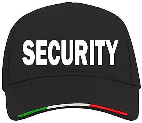 Cappellino con Visiera Cappello Staff Salvataggio Sicurezza Security Startfive Italia Personalizzabile con Stampa e Ricamo PS 36899 (Security)