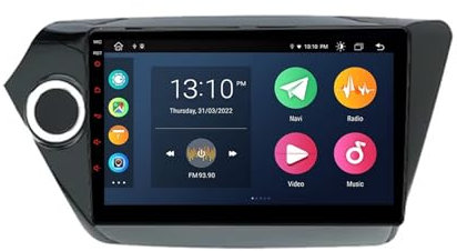 FONALO Android 11 Autoradio Stereo Kompatibel für Kia Rio 3 2011 2012-2016 Car Radio 9 Zoll 1080P Touchscreen Freisprecheinrichtung Doppel Din mit Bildschirm RüCkfahrkamera (Color : 9863 4+64G)
