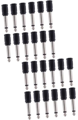 Angoily 24 Pièces Prises USB Adaptateur Casque USB vers Prise Audio Connecteur Audio Adaptateur Casque Adaptateur Jack Mono Adaptateur Jack 6 35Mm À 3 5Mm Adaptateur Casque Ampli