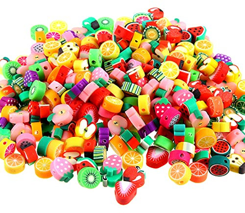 Lnvision Obst perlen 200 stück DIY Armband perlen rund perlen weichen Topf Obst perlen Handwerk zubehör kreativ und nützlich