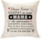 Hasodeo Original Personalisierte Muttertagsgeschenke Für Mama Mutter Kissen Abdeckung Mama Geschenke von Tochter Sohn Mama Beste Mama Geschenk Weihnachtstag Geschenke Mutter Dekoration (Mama)