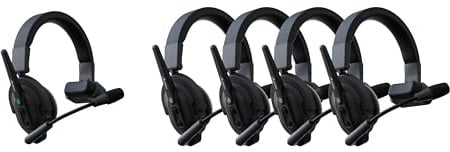 Accsoon - Como - Enthält EIN Host-Headset und Vier Remote-Headsets - Ergonomisches Design - 400 Meter Reichweite