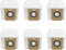 Daaxing Lot de 6 sacs à poussière de rechange pour aspirateur robot D9 Plus, faciles à enlever