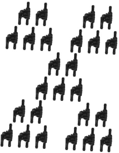 JECOMPRIS 5 Sätze Auto-verbindungsrohr Wischer-t-ventil Autozubehör Windschutzscheibenzubehör Scheibenwischer-zubehör Wischer Rückschlagventil Scheibenwischerteil Black Pa66 5 Stück * 5