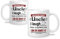 Uncle Presents Coffee Cup - I Smile Because You're My Uncle Gift Mug for Men, Wedding, Christmas from Niece or Nephew, Ceramic, 11 oz, White