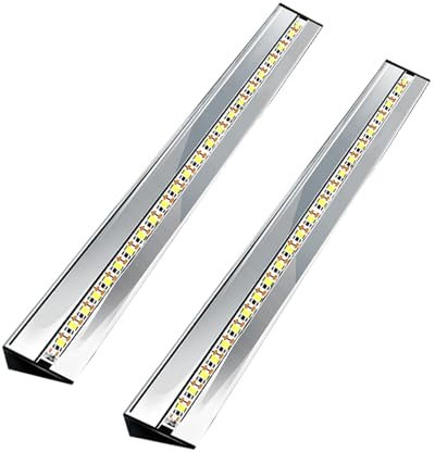 JUUPINE Magnetic Light Strip High Light Atmosphere Light for BambuLab X1C/X1E/X1 3D Printer Lighting LED Light Strip Kit (2 Strips), 5V 0.3A LED Light Strip, Magnetic Adsorption Installation