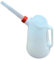 Jarra medidora de aceite de 1,2 l/2 l, 4 l/5 l, tanque de combustible con vertido flexible para automóvil, nuevo contenedor de aceite, garaje