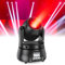 60W Mini Cabeza Móvil Moving Head Luces de Fiesta, Foco LED RGBW Discoteca Luz de Escenario Beam DMX512 Control de Voz Efecto de Iluminación para DJ Bodas Halloween Club