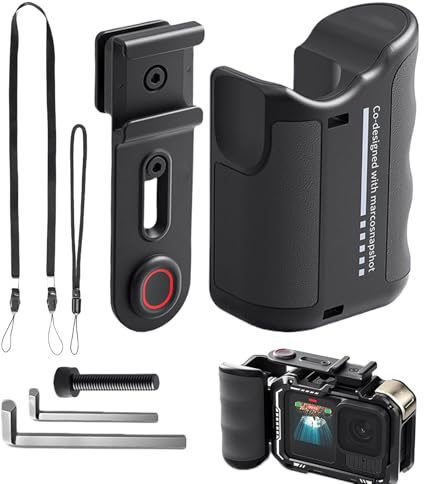 Opilroyn Maniglia Compatta, Maniglia Della Macchina Fotografica Montaggio | Stabilizzatore Manuale Supporto Digitale Per Auto All'aperto Daily Selfie Video Vlogging