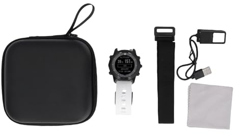CHICIRIS Reloj de buceo inteligente, ordenador de buceo impermeable de 100 m, recordatorio de aplicación de llamadas y texto, batería de alto rendimiento, funda de acero inoxidable, correa de silicona