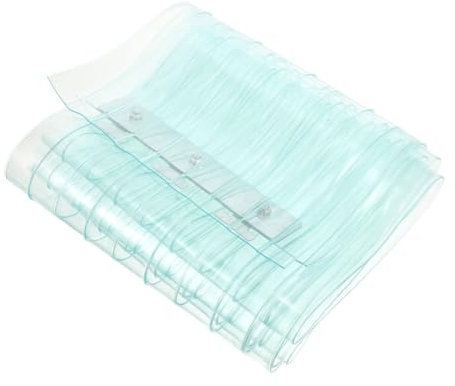 HYTROVE PVC Streifenvorhang Breit Windschutz für Kühlräume Garagen und Industrieanwendungen Leicht zu Reinigen und Installieren