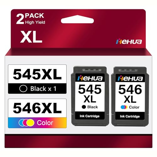 PG-545XL CL-546XL Druckerpatronen Kompatibel für Canon Druckerpatronen 545 | 545 546 XL Kompatibel für Canon Pixma TS3350 TS3150 TR4551 MX495 TR4550 MG2550s MG2555s TS3151 MG3050 MG2950 ( Schwarz, Farbe