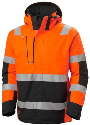 Helly Hansen Winterjacke ALNA, warnorange/ebony, Gr. M