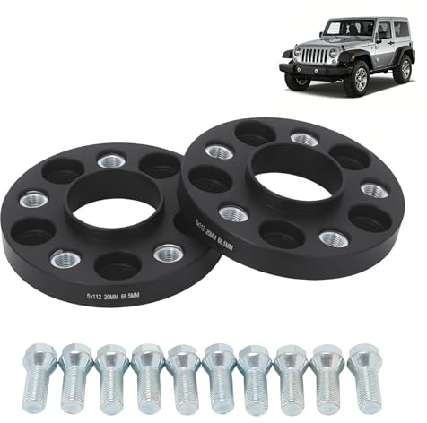 QKVBKAU Spurverbreiterung 40mm (2x20mm) für Audi A4 A5 A6 A8 Q5 Q7 Q8 5x112 Spurplatten