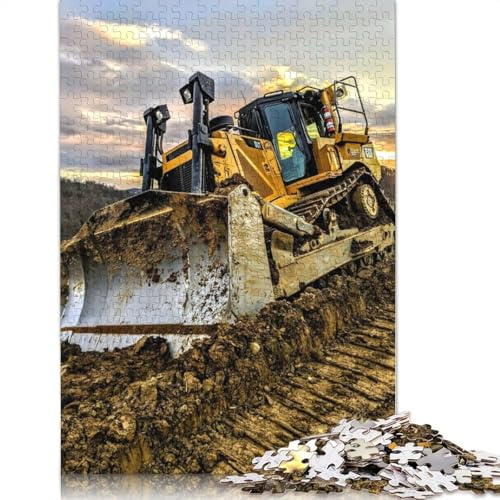 1000-teiliges LKW-Puzzle D8T Caterpillar, Papierpuzzle, Lernspielzeug, 38 x 26 cm / 1000 Teile