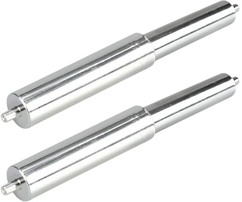 2-Pack Spring Loaded Toilet Paper Roll Holder Replacement Rods – Plastic Spindle with Stainless Steel Spring, Heavy-Duty Easy Install Bathroom Accessories