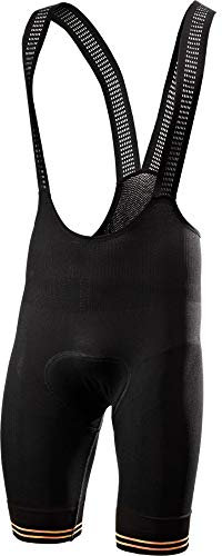 SIX2 Donna Black/Melange Fire-XL, Salopette Gamba Corta Clima