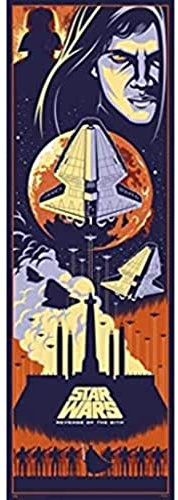 Grupo Erik Poster von Porte Épisode Star Wars Episode III Türposter, Papier, 53x158cm