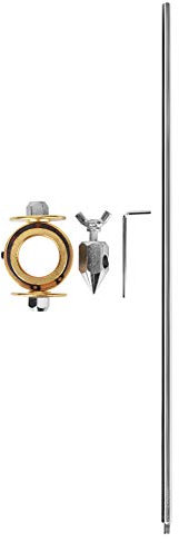 Plasmaschneiderbrenner Kreisführungs Rollenradkompass Edelstahl + Messing Brennerkompass Rollenführung für AG60