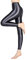 LEOHOX Sexy ölige Glänzende Blickdichte Damen Liquid Stretch High Rise Hochglanzgamaschen Strumpfhose Sport Leggings Fitness（XXL,Grau）