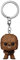 Funko POP! Keychain: Star Wars - Chewbacca - Mini Figura in Vinile da Collezione Novità Portachiavi - Riempitivi per Calze - Idea Regalo - Merchandising Ufficiale - Movies Fans - Minifigure