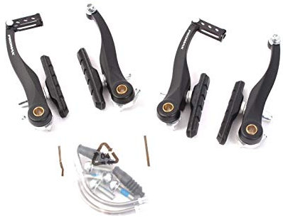 KHE Promax BMX V-Brake V-Bremse Alu geschmiedet Schwarz eloxiert Vorne Hinten